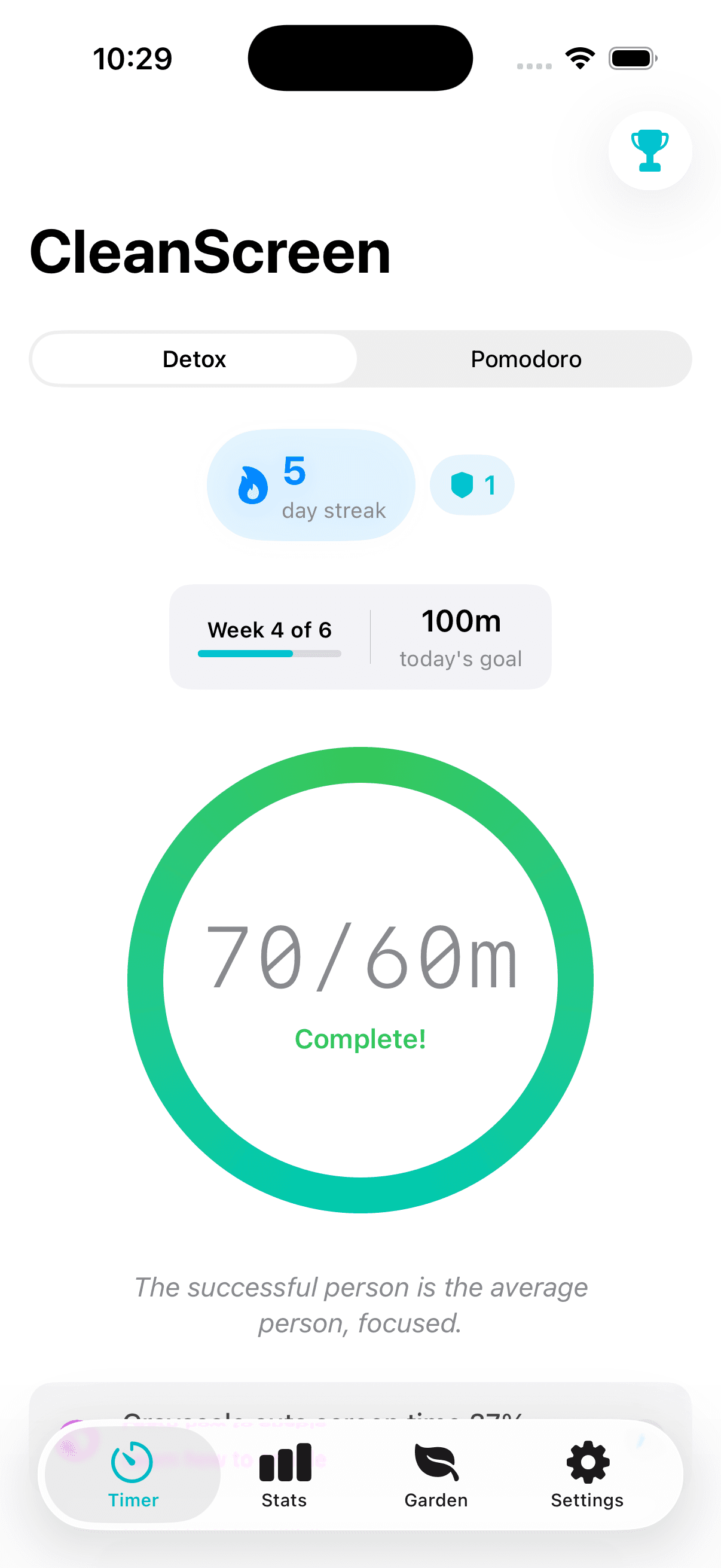 CleanScreen - Digital Detox screenshot 1