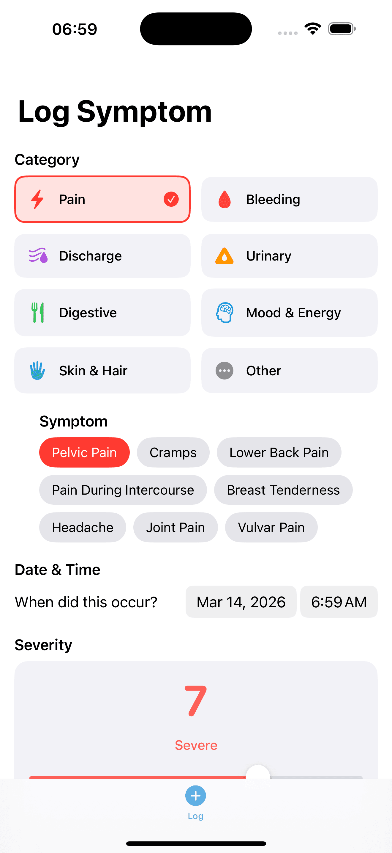 GynDiary screenshot 1