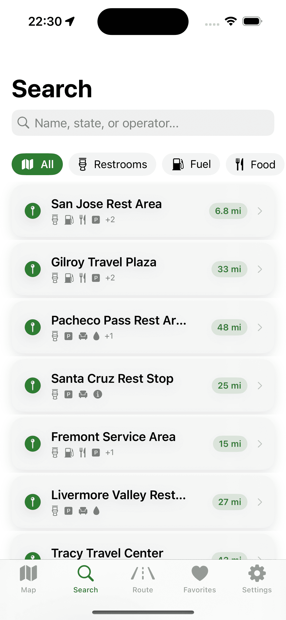 RestStop Finder screenshot 3